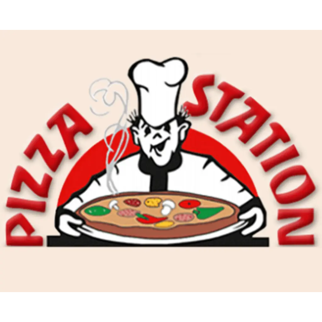 Pizza Station logo.