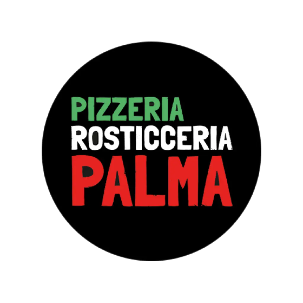 Pizzeria Rosticceria Palma logo.