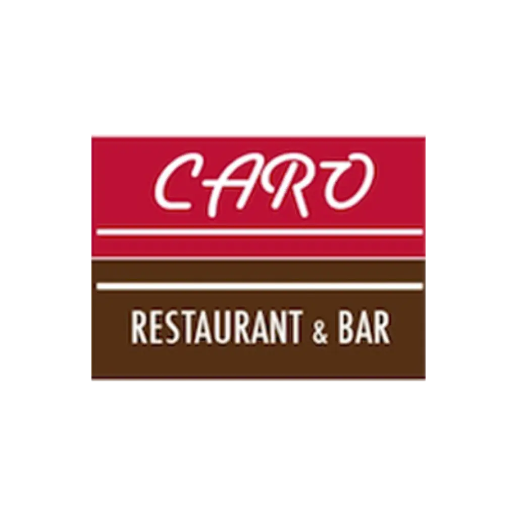 Caro Restaurant & Bar logo.