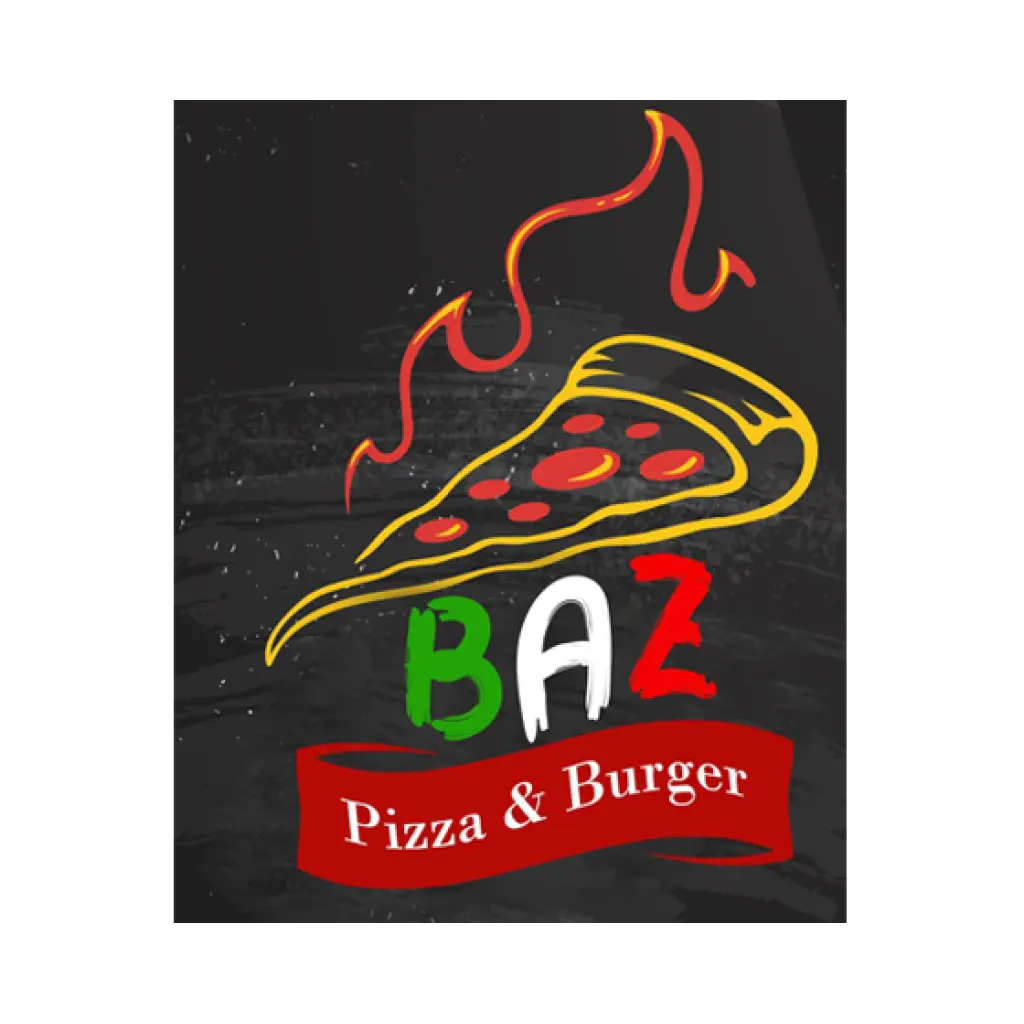 BAZ Pizza & Burger logo.