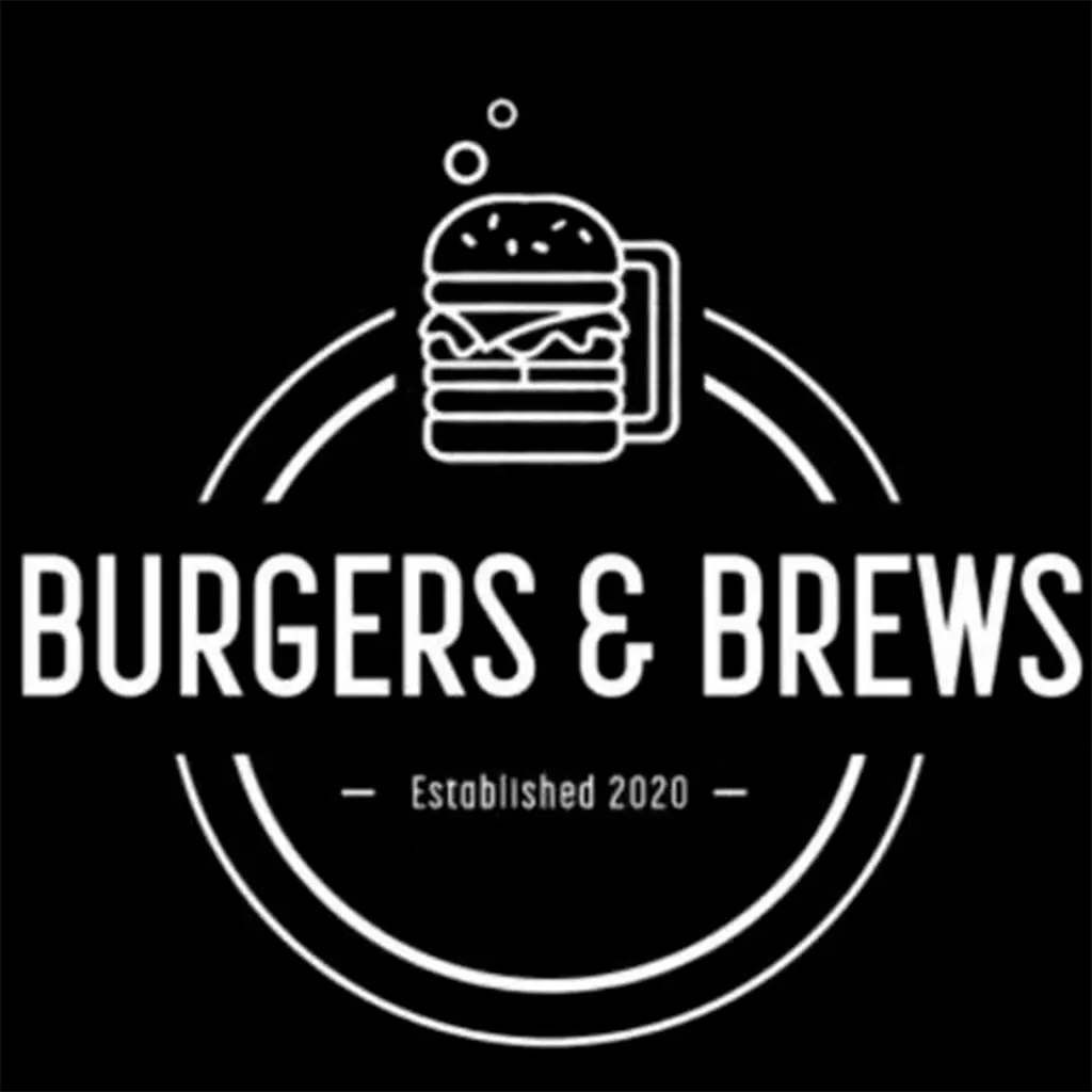 Burgers and Brews logo.
