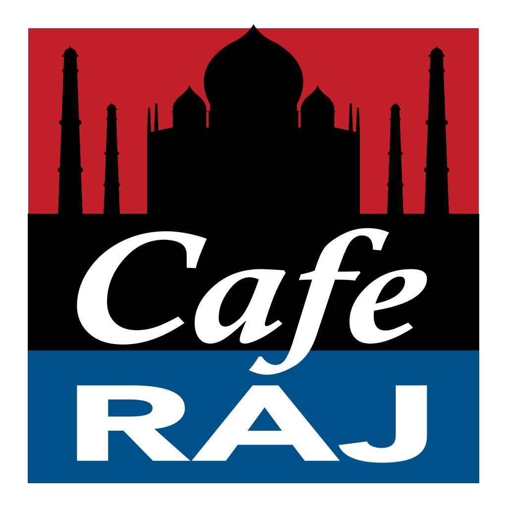 Café Raj London logo.