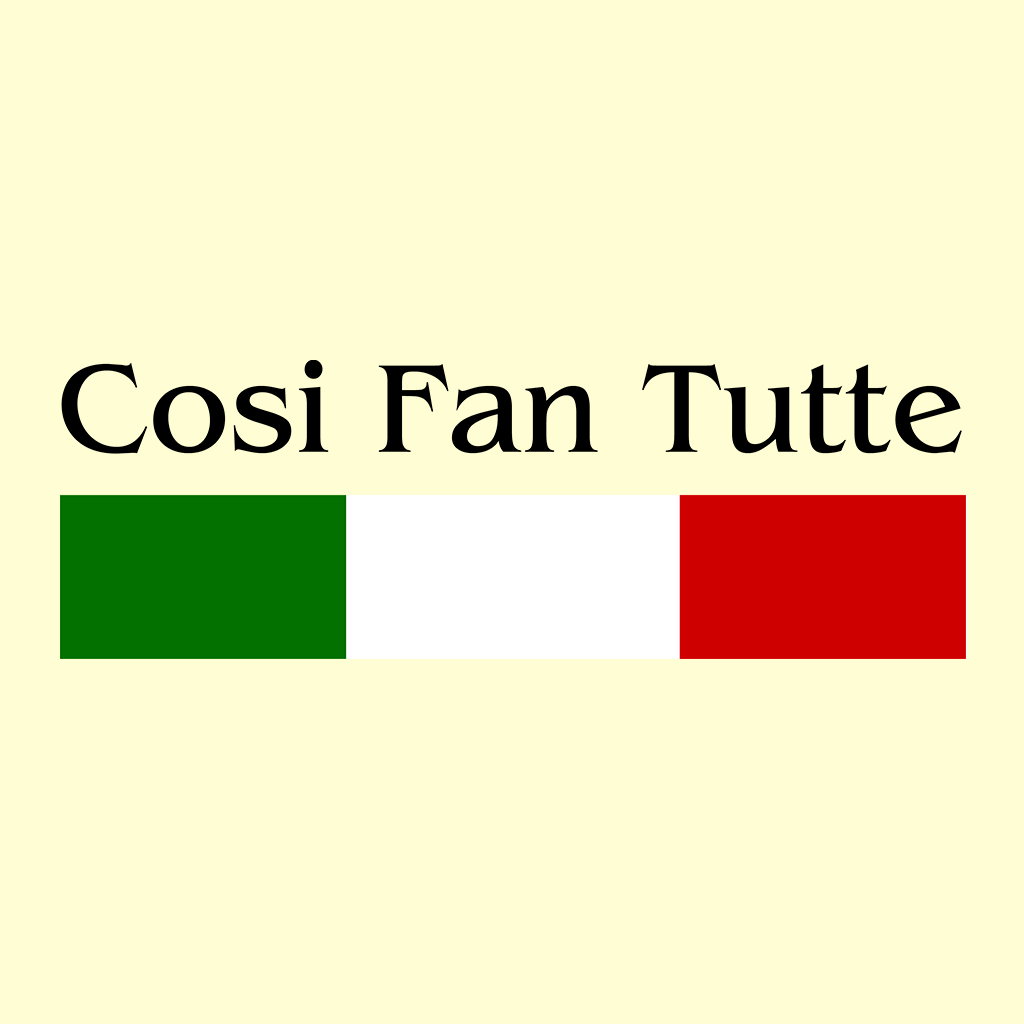 Cosi Fan Tutte | Take Menu Online