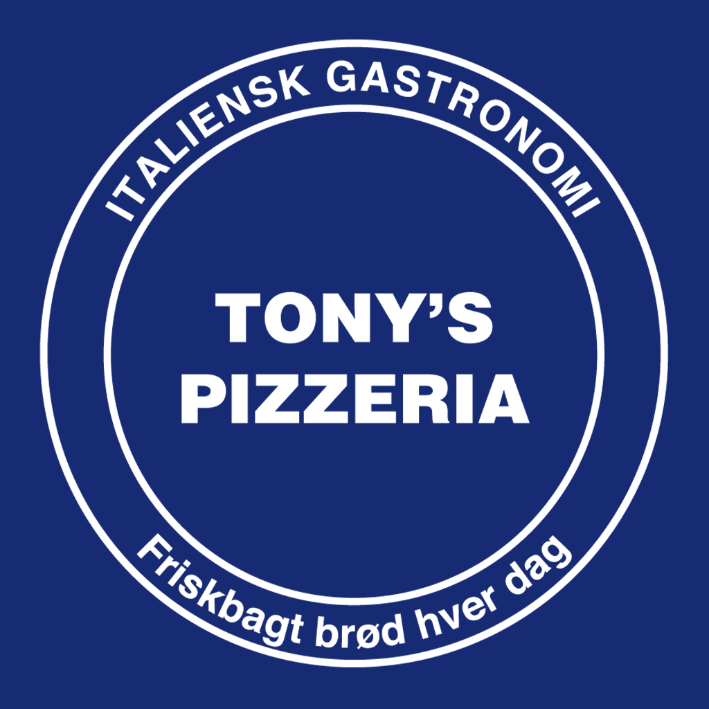 Tony's Pizza logo.