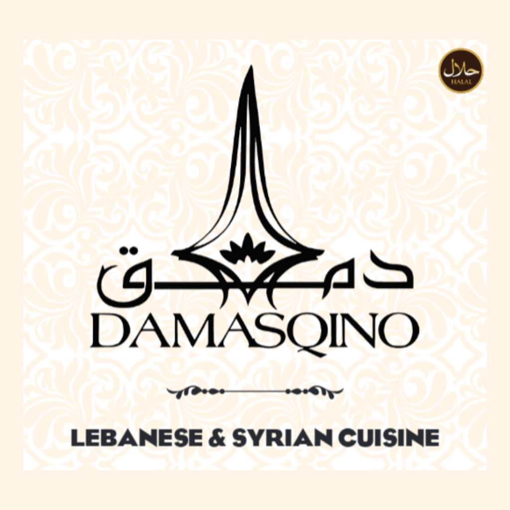 Damasqino Restaurant & Cafe logo.